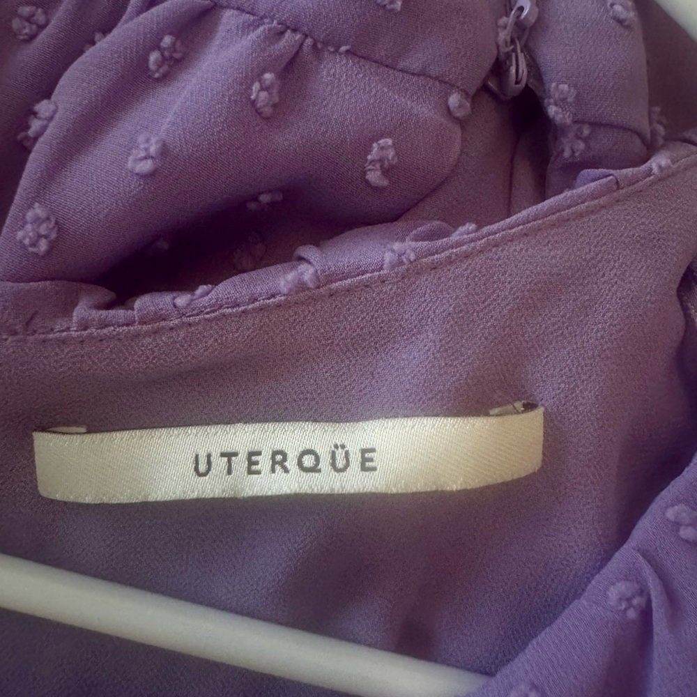 Uterque Purple Ruffled Dress - Picture 5 of 5